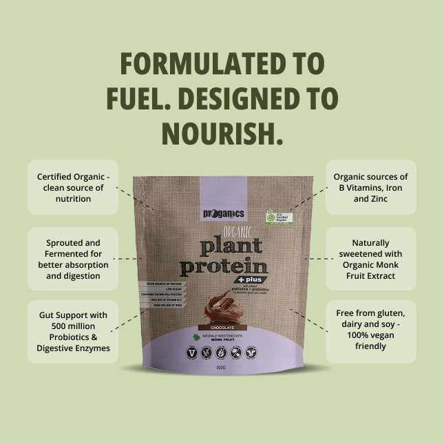 Organic Plant Protein Plus Salted Caramel