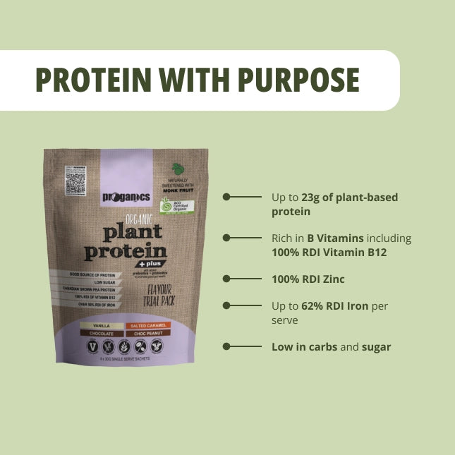 Organic Plant Protein Plus Sample Pack